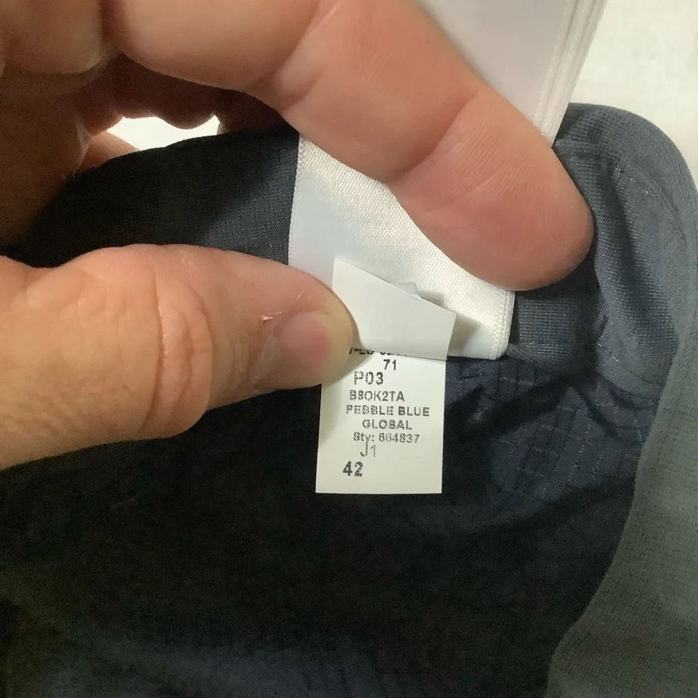 Banana Republic Men’s Shorts Luxe City Short Pebble Blue Gray Size 42